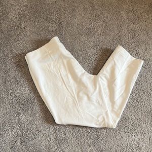 Pure Jill slim-leg cropped size xs white